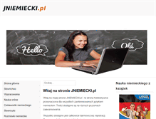 Tablet Screenshot of jniemiecki.pl